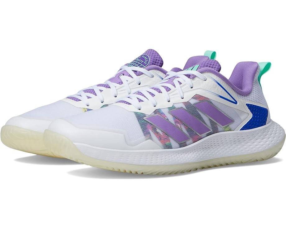 

Кроссовки Adidas Defiant Speed, цвет White/Violet Fusion/Lucid Blue