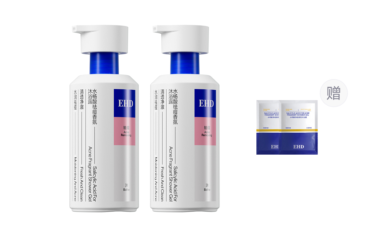 Гель для душа EHD Salicylic Acid Fragrance Shower Gel, 500 мл*3 — фото 2