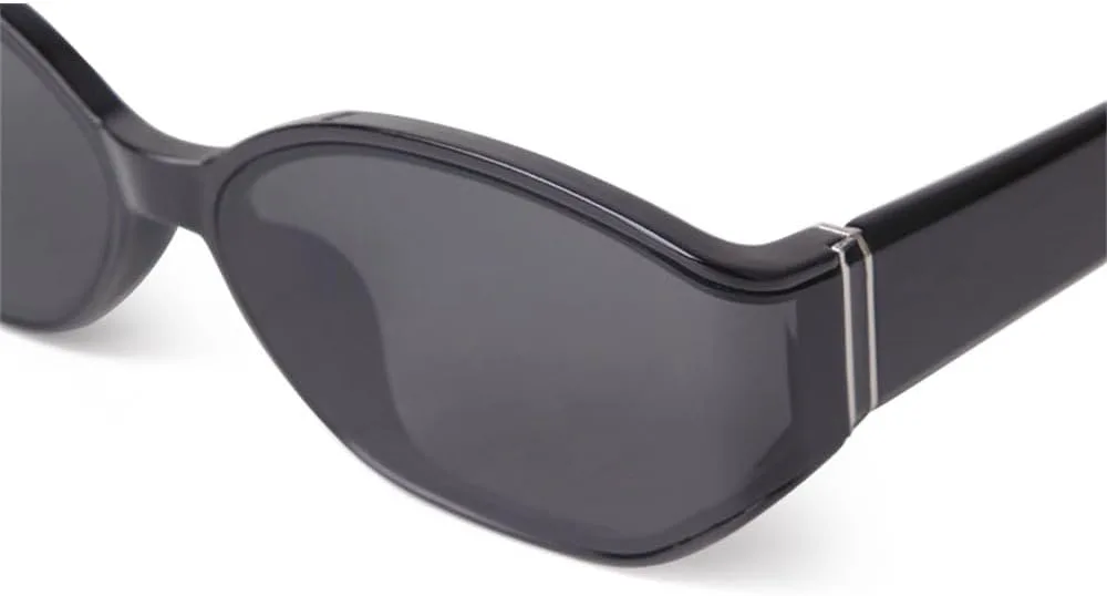 

Модные солнцезащитные очки с изогнутым экраном в стиле «кошачий глаз» для женщин, ретро-винтажный дизайн, повседневные и дорожные солнцезащитные очки UJNHGQ, C3