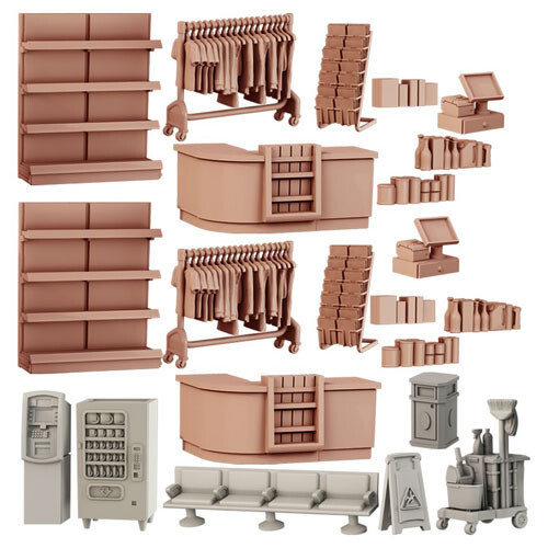 

Аксессуары Mantic Games Terrain Crate: Quicki-Mart