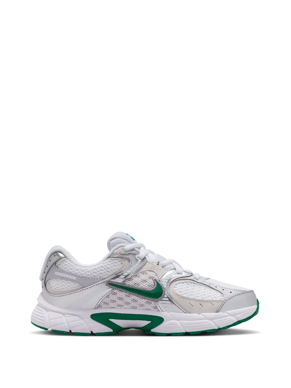 Кроссовки Nike V5 Runner, белый/серебристо-зеленый — фото 3