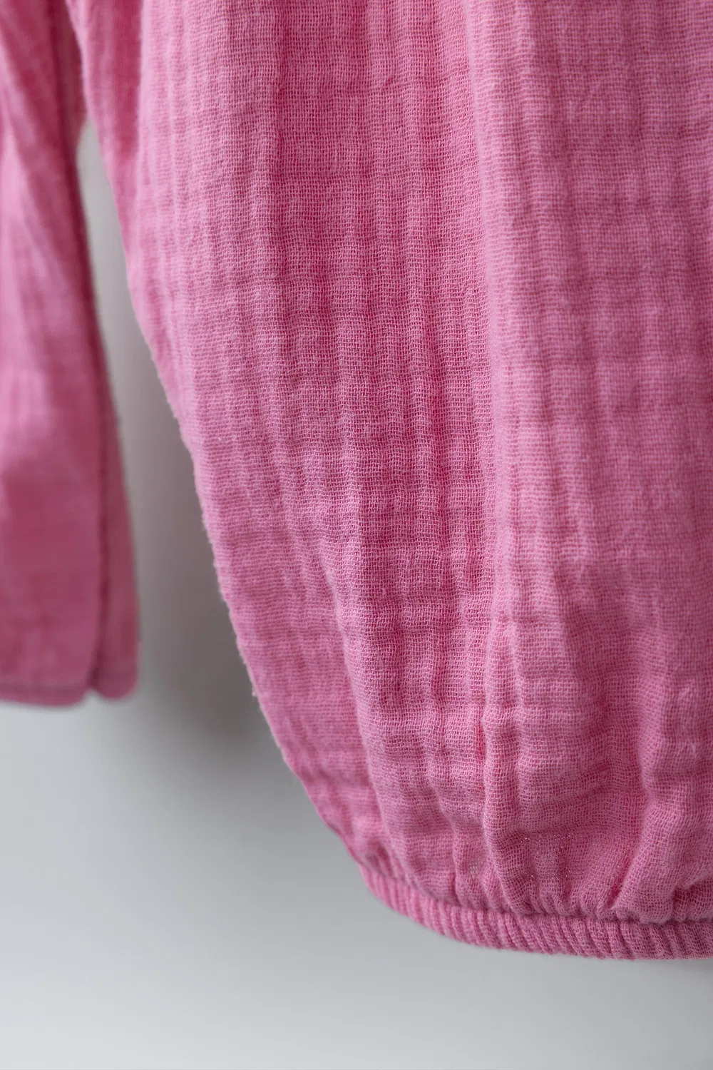 Текстурированные бочкообразные брюки ZARA, Pink — фото 4