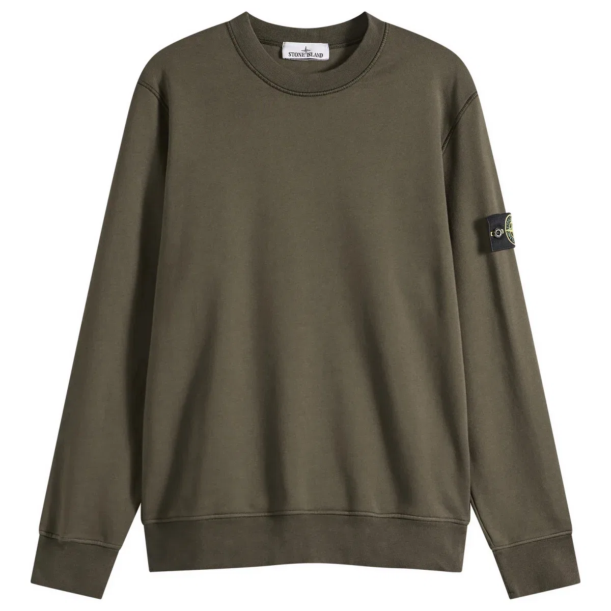 Свитшот из органического хлопка Stone Island, Charcoal