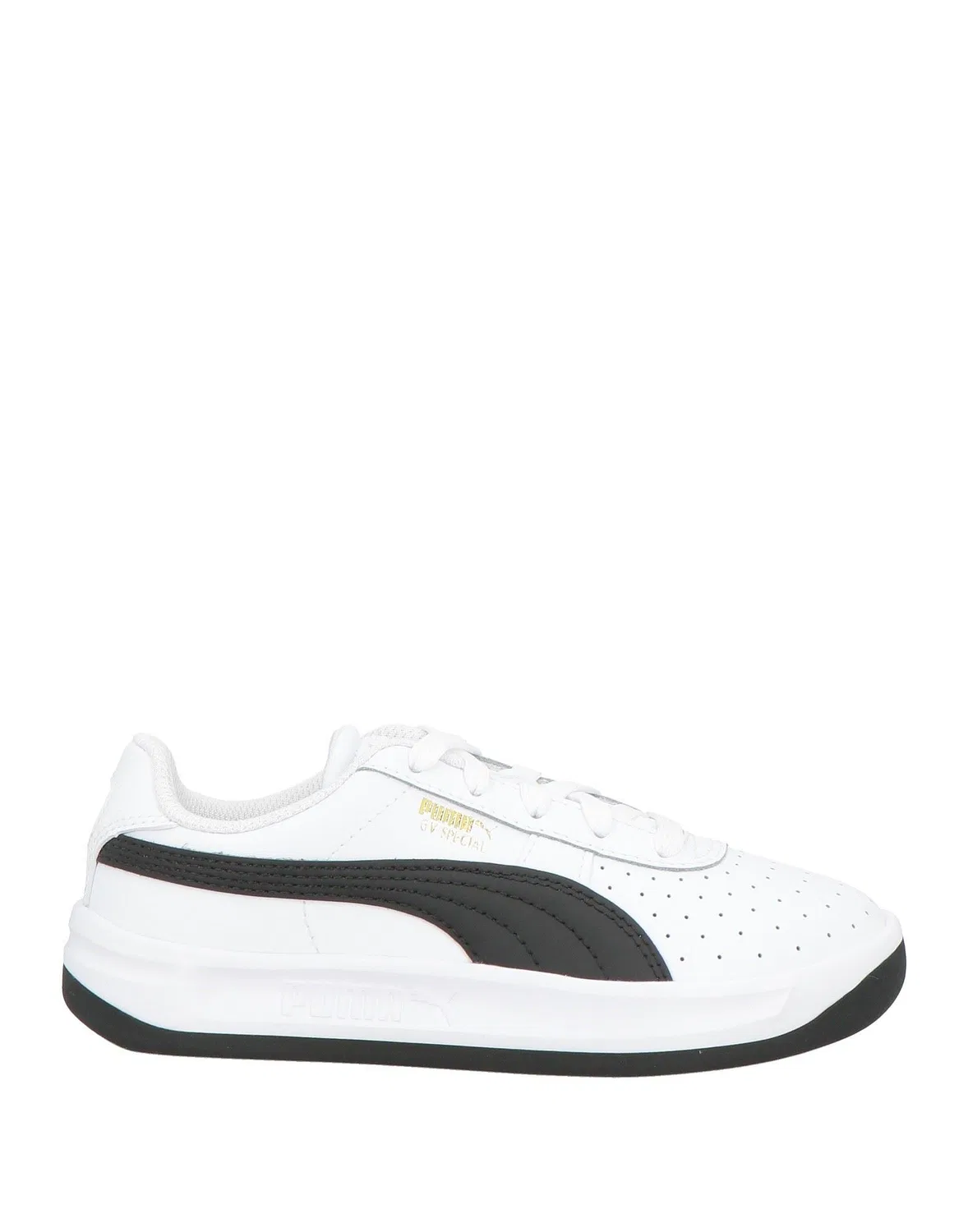 Кроссовки на низком подъеме из кожи с брендовым логотипом Puma, белый