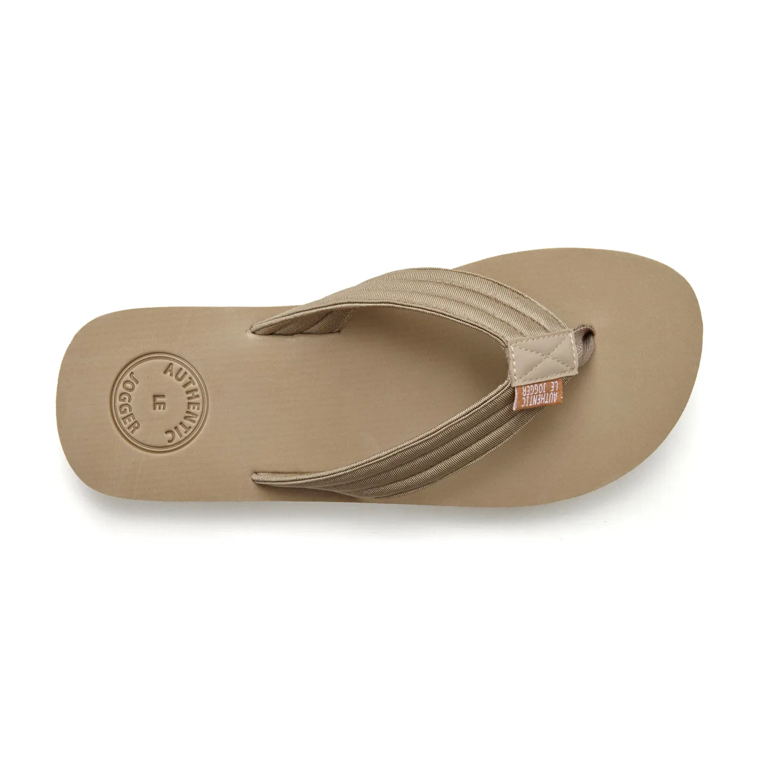 Домашние тапки-вьетнамки с водонепроницаемой подошвой Authentic Le Jogger, Beige — фото 3