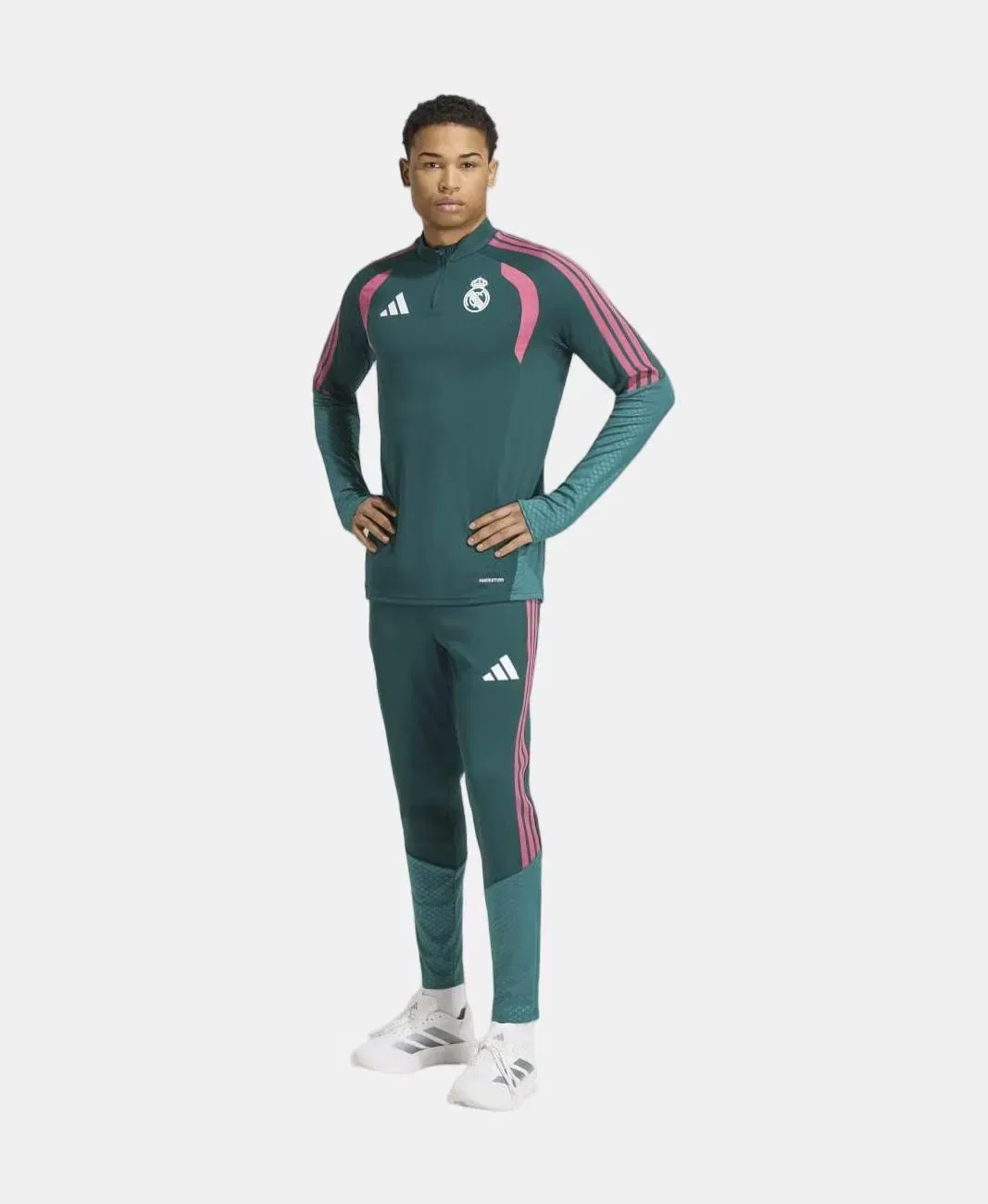 Мужская футболка с длинным рукавом Training Real Madrid CF 2026-2027 adidas, Роза — фото 3
