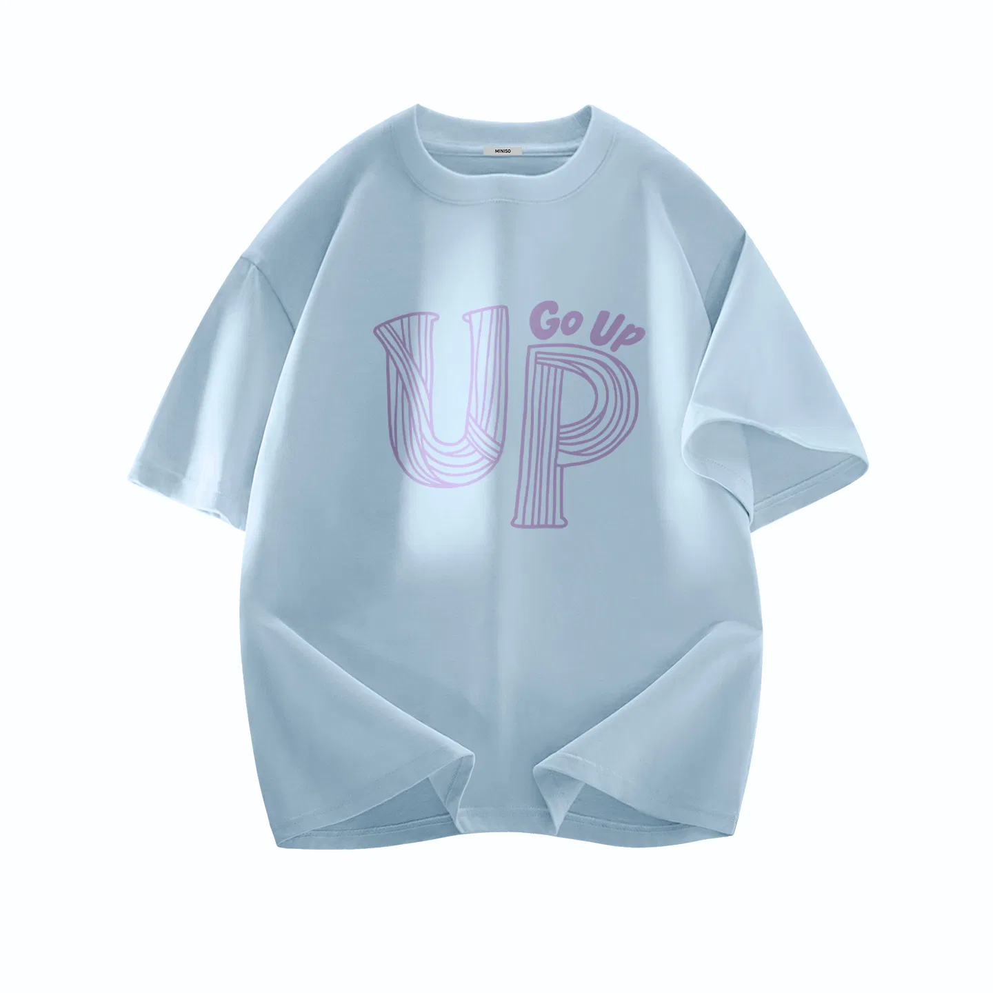 Футболка детская с принтом MINISO, Glacier Blue