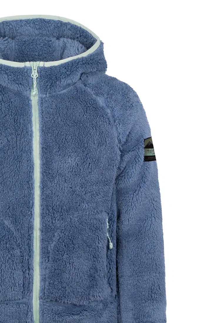 Женская куртка Borgund xt унисекс - флисовая куртка Trollkids, Lotus Blue/Navy — фото 3