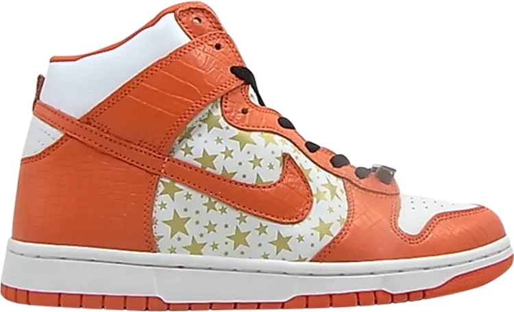 

Лимитированные кроссовки Nike Supreme x Dunk High Pro SB 'Orange', оранжевый