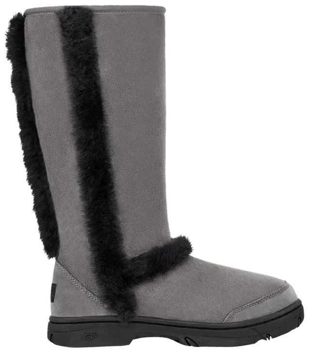 Кроссовки UGG Wmns Sunburst Tall 'Grey Black', серый
