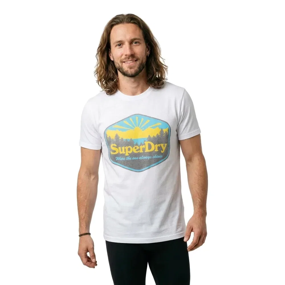 Футболка с коротким рукавом Sun Tab Superdry, белый — фото 3