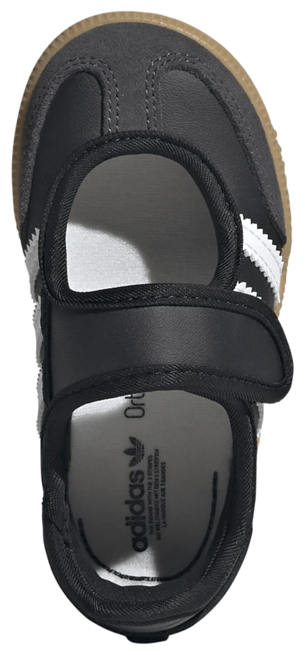 Кроссовки для девочек Samba Jane Adidas, цвет Core Black/Footwear White — фото 4