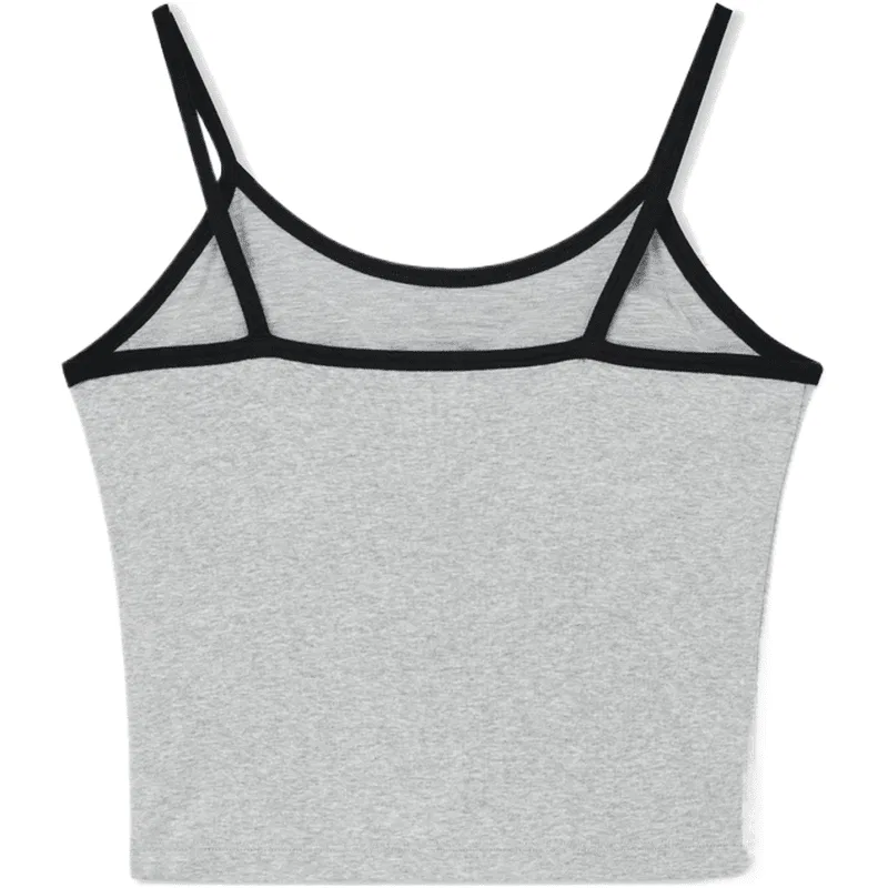 Женская майка на бретелях с круглым вырезом GAP, Gray — фото 3