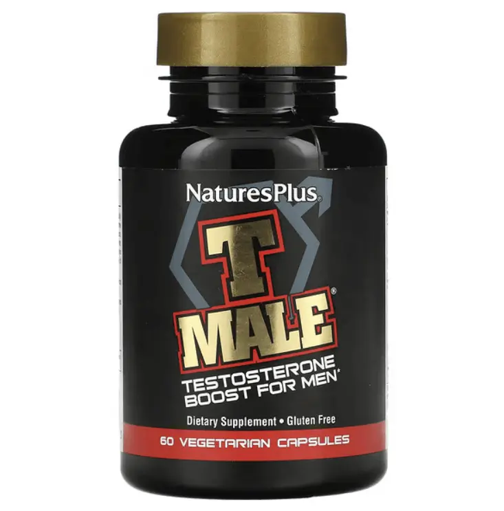

Натуральная поддержка нормальной выработки тестостерона NaturesPlus T Male, 60 вегетарианских капсул