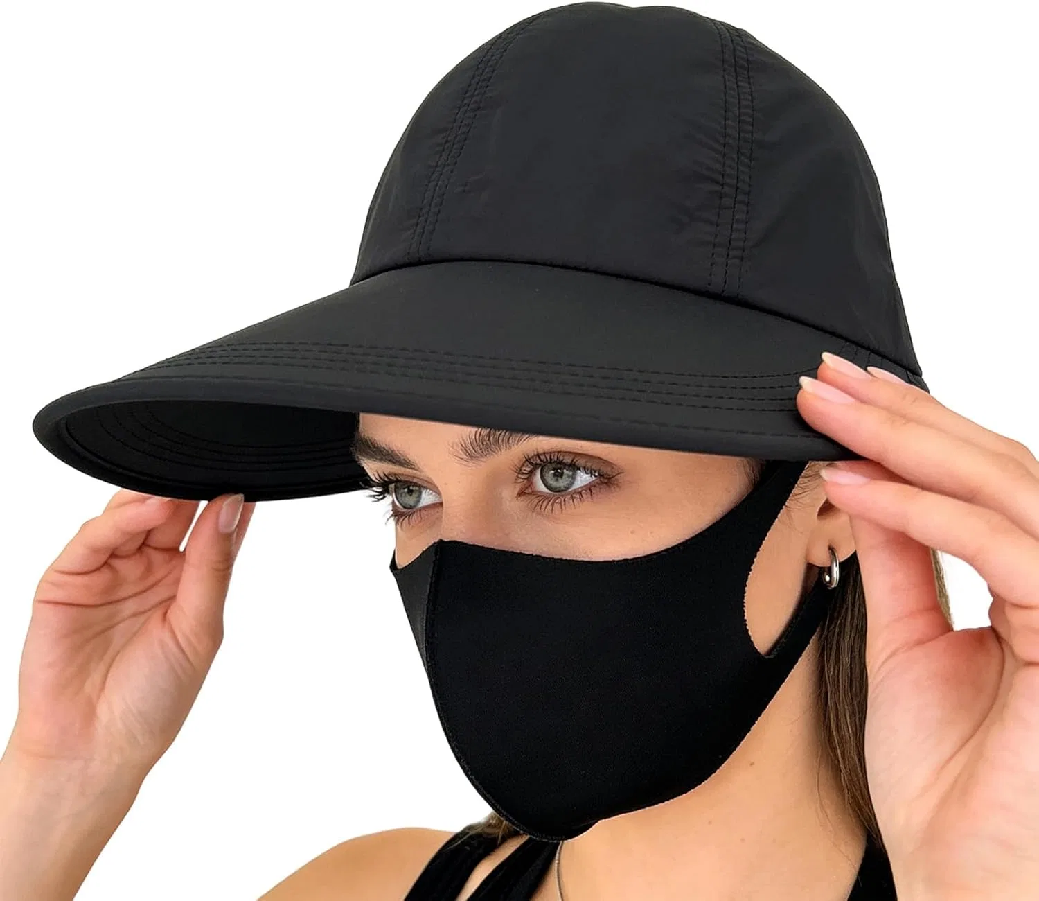 Солнцезащитная шляпа, UPF 50, Schwarz Generisch