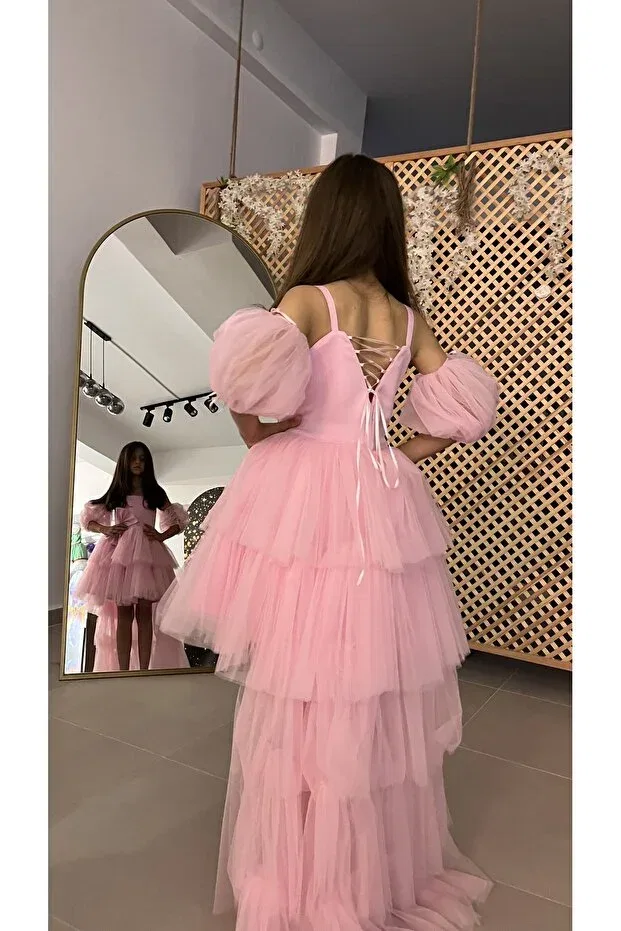 Детское платье для девочек без рукавов Basics Ikrabutikbursa, Pink
