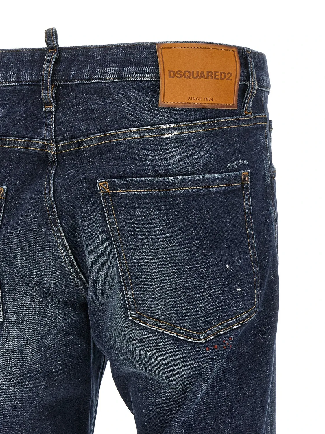Прямые джинсы Teddy DSQUARED2, синий — фото 4