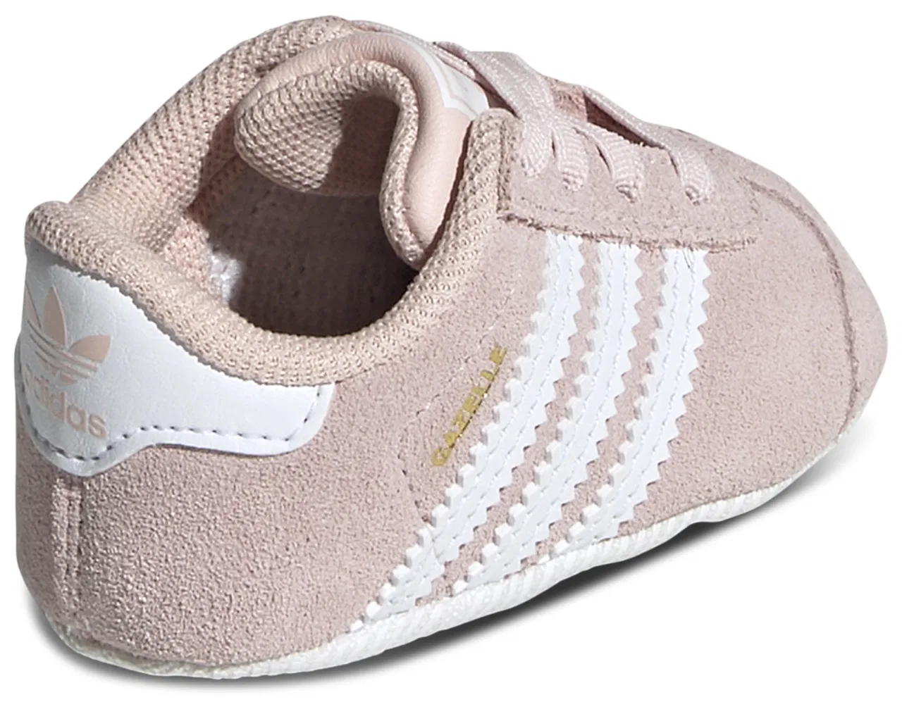 Кроссовки для девочек Gazelle Crib Adidas, цвет Icey Pink/White/White — фото 3