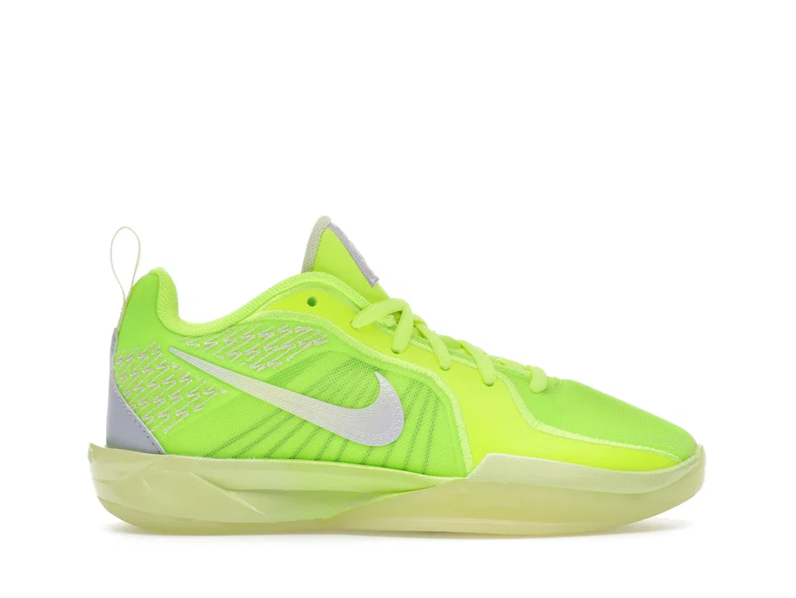 Детские кроссовки для девочек с контрастными вставками Nike Sabrina 2 Nike, Volt Life Lime Doll