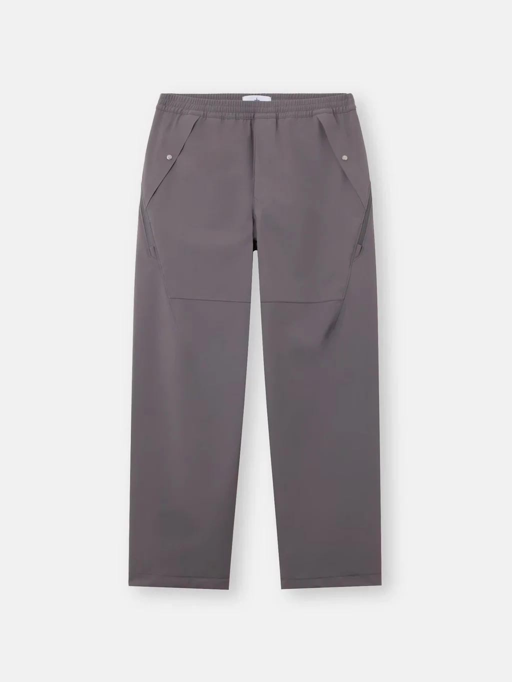 Мужские брюки-джоггеры Stone Island Loose-fit With Drawcord Cuffs, серый — фото 2