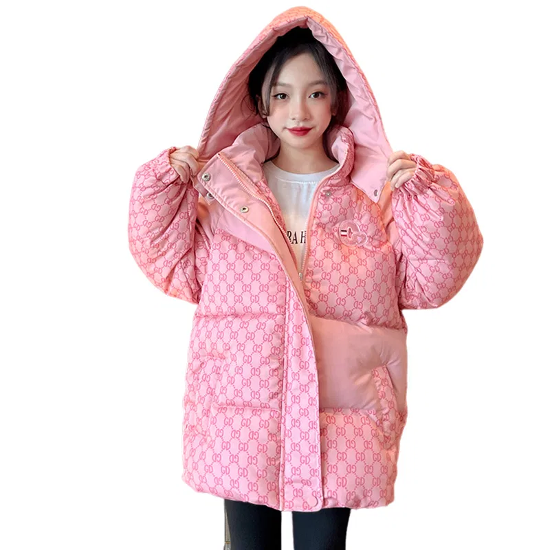 Детская куртка с капюшоном утепленная Lanza, Pink