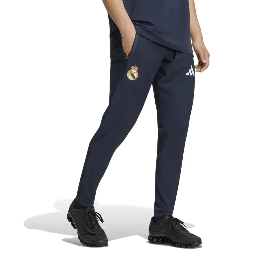 Мужские спортивные штаны с принтом Real Madrid Training Track Adidas, Blue