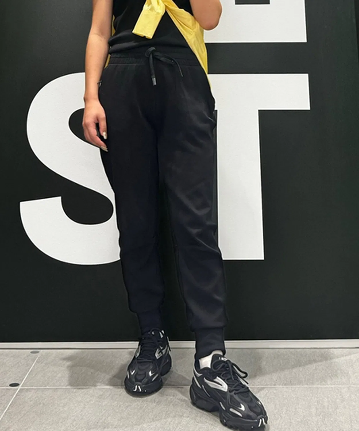 Женские технические спортивные брюки с принтом LACOSTE, Light Blue — фото 4