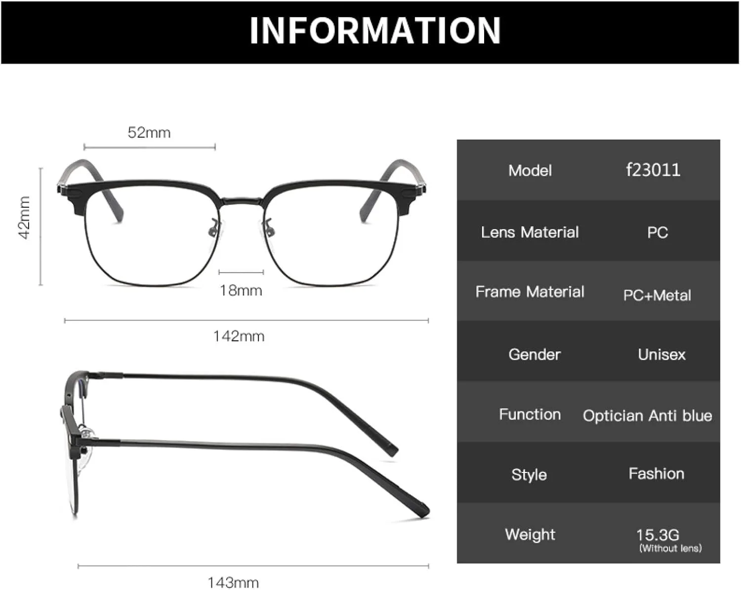 

Солнцезащитные очки с защитой от УФ-излучения UV400 | Плоская оправа | Для женщин и мужчин | Для занятий спортом на открытом воздухе и вождения DSVIGF, Black