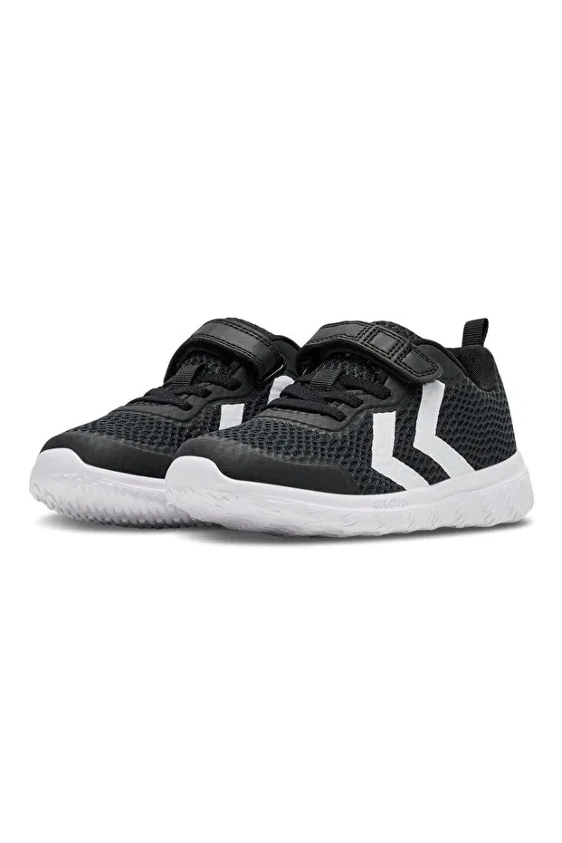 Детские туфли для девочек с коротким каблуком Actus recycled jr kids shoes Hummel, Black — фото 4