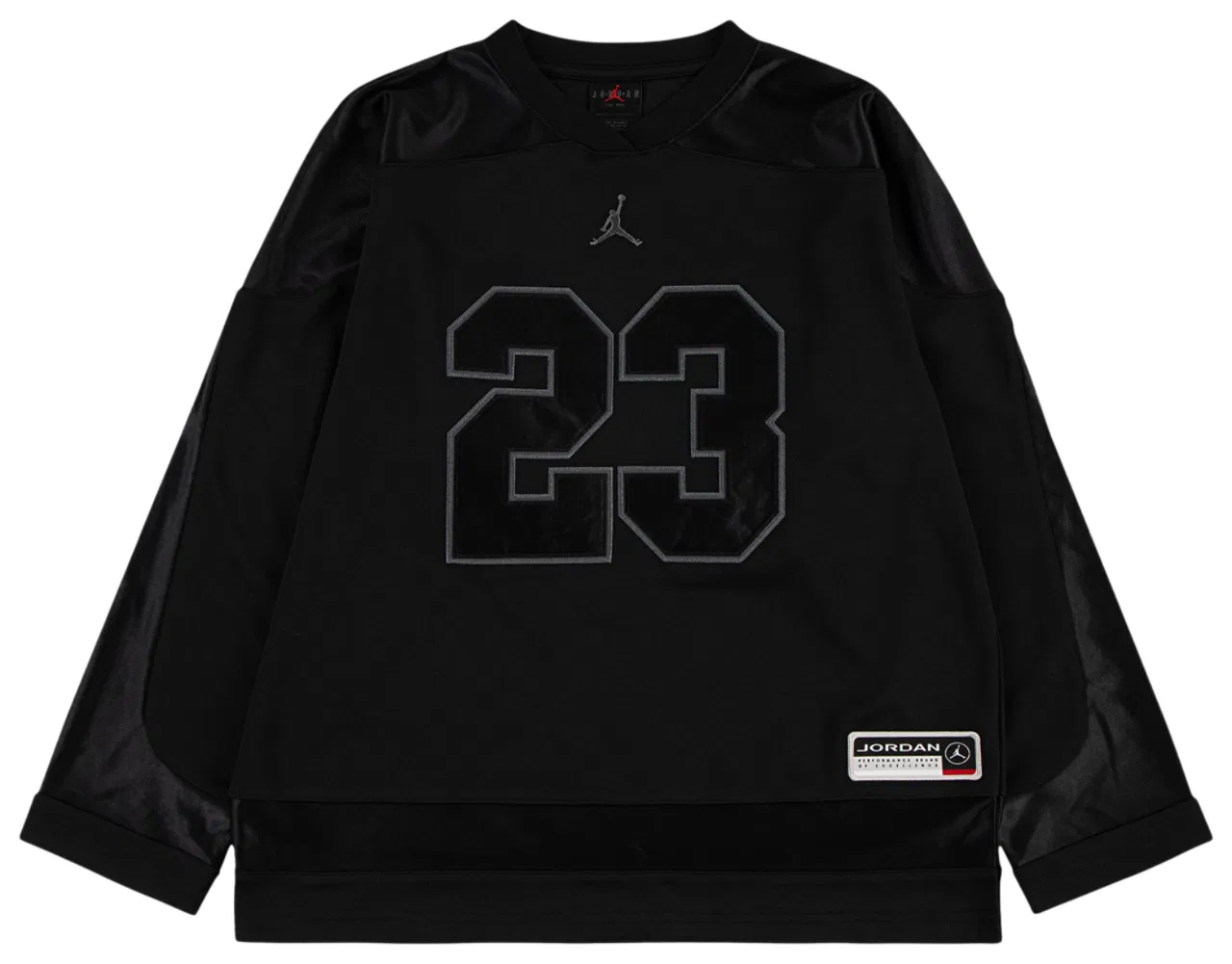 Детская хоккейная джерси для мальчиков с принтом Jordan MVP Statement Hockey Jersey, Jordan, Black