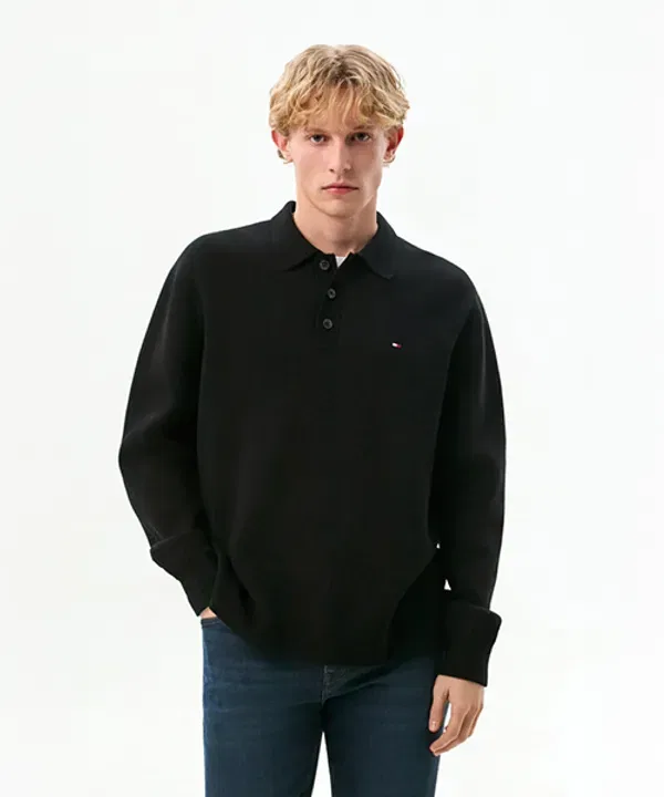 Футболка поло с длинным рукавом, Milano Tommy Hilfiger