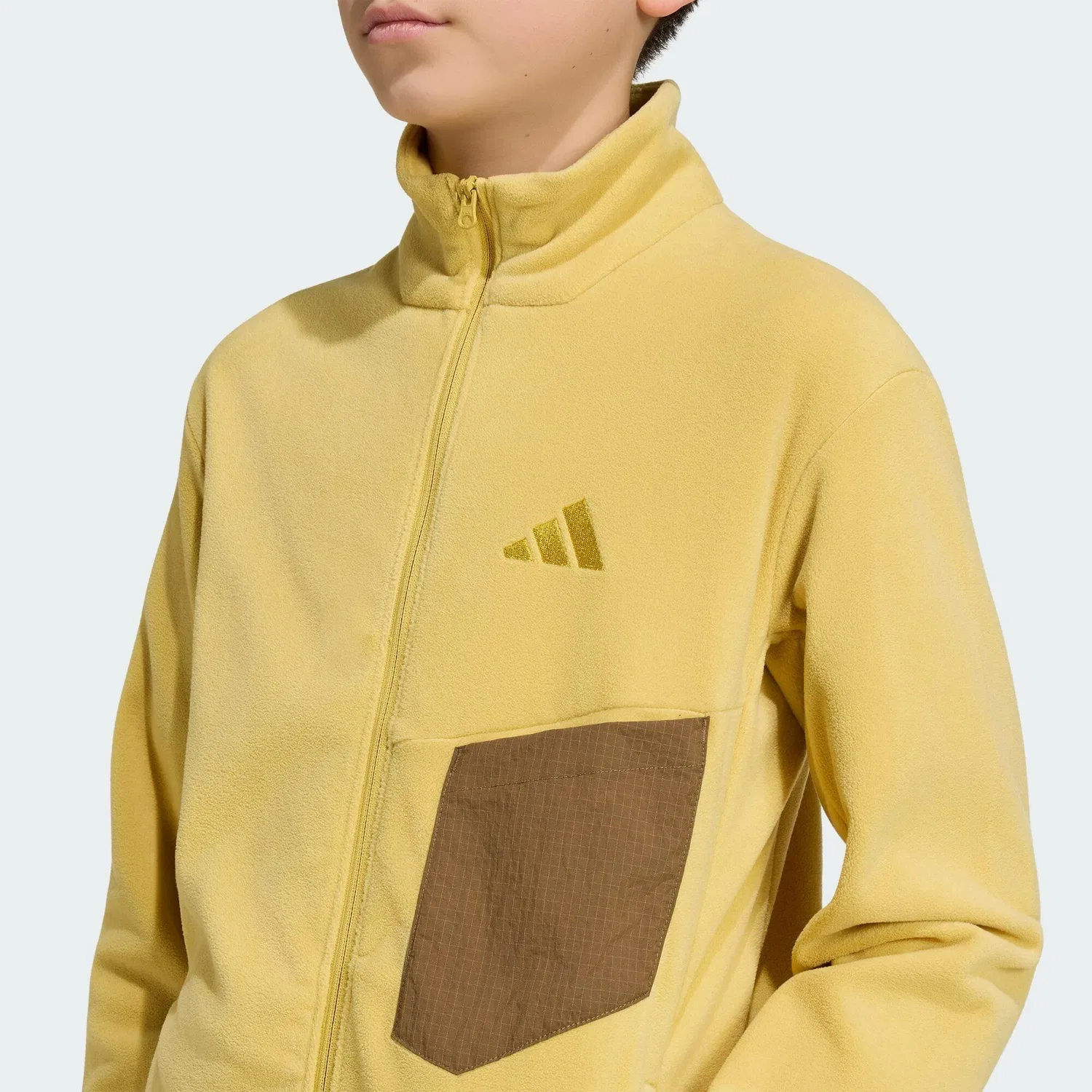 Детская флисовая куртка с принтом Terrex Kids Multi Adidas, Grau — фото 4