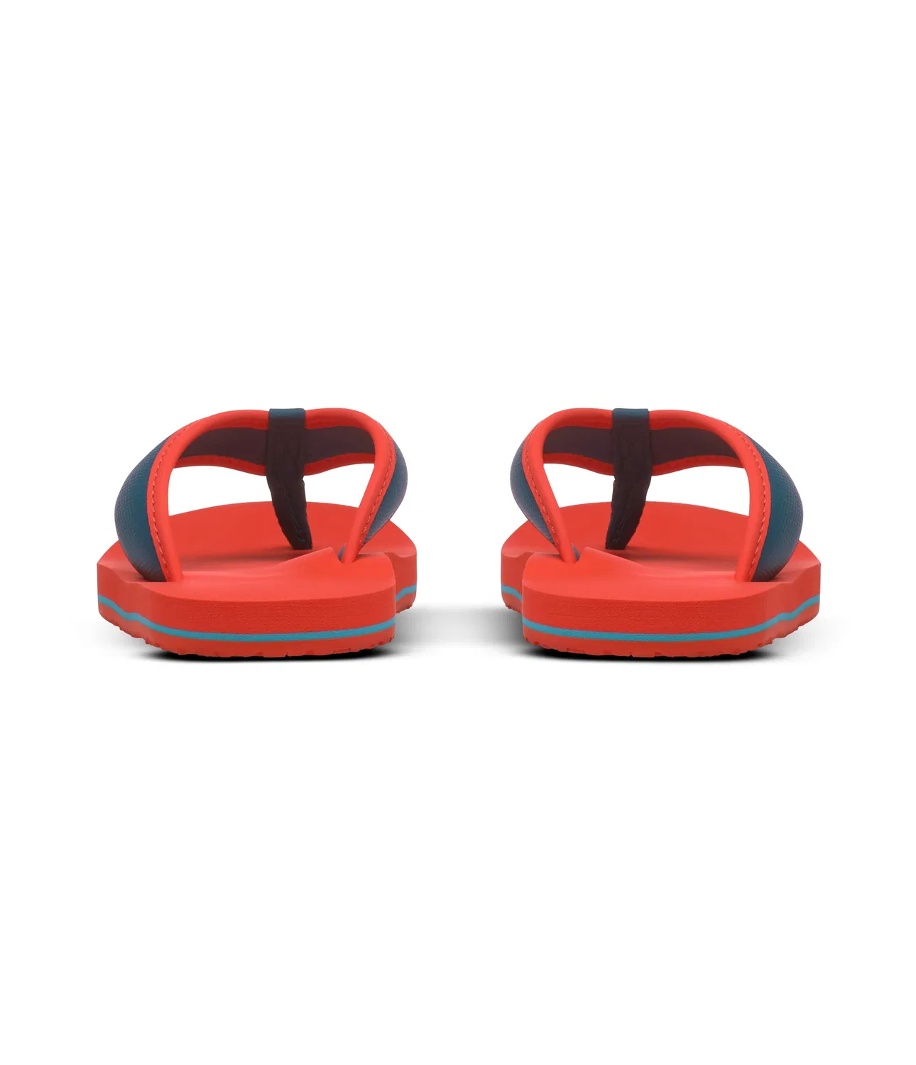 Детские вьетнамки для мальчиков Y Base Camp Flip-flop The North Face, Retro Orange Blue Coral — фото 3