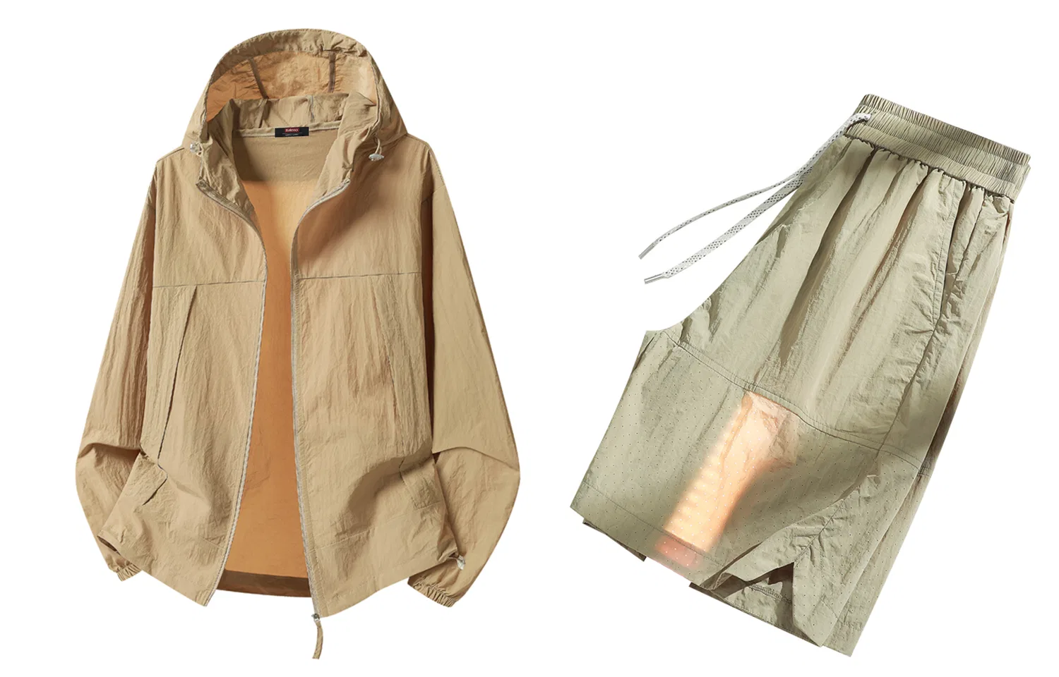 Спортивный комплект для детей BALENO, Khaki Top + Light Wild Green Pants
