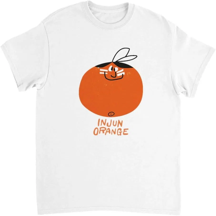 Футболка с винтажным логотипом Injun Orange Juice, White