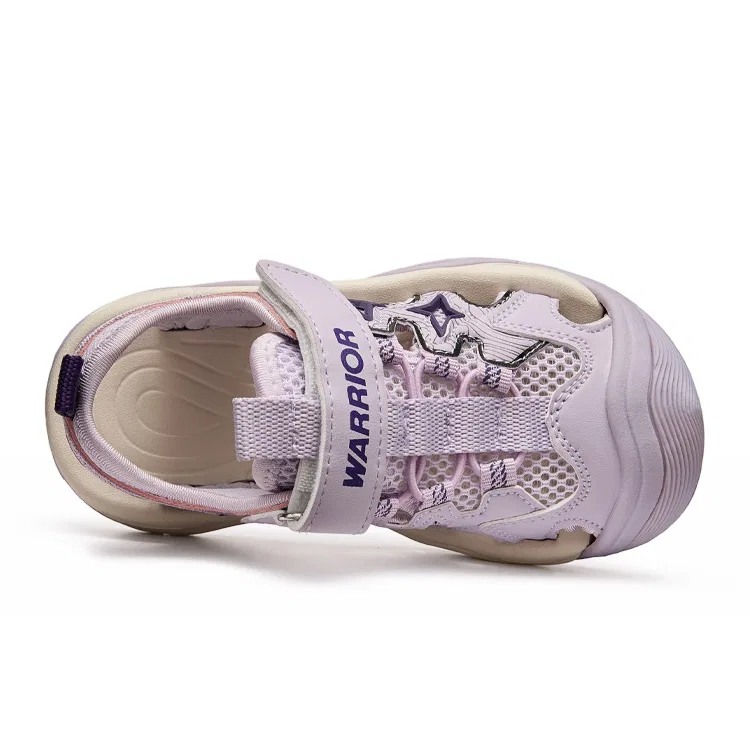 Детские сандалии с завышенным каблуком, Purple, Abrasion Resistant Breathable Height Increasing Low top, WARRIOR — фото 4