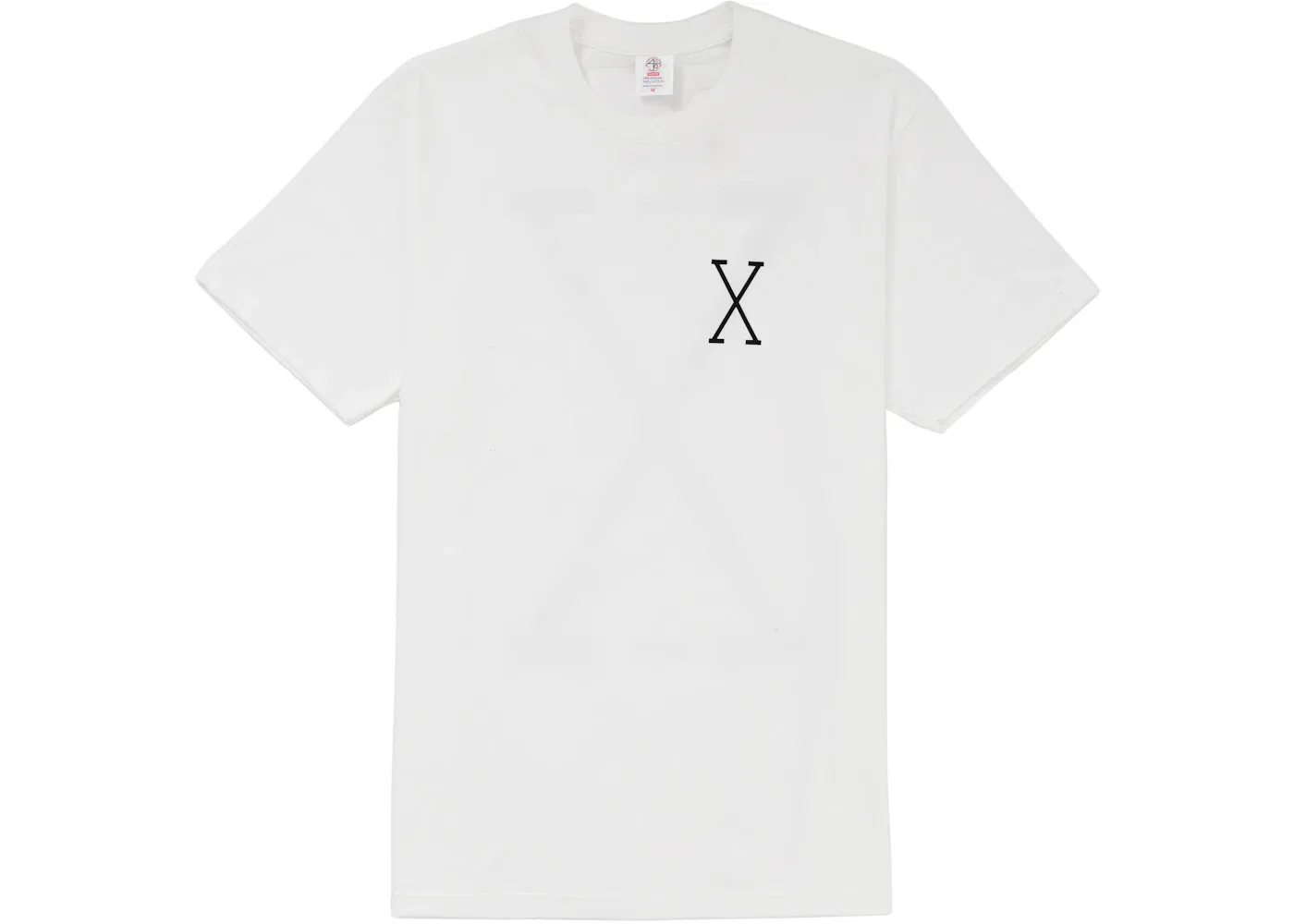 Мужская футболка с принтом Supreme 40 Acres Malcolm X Tee, White — фото 2