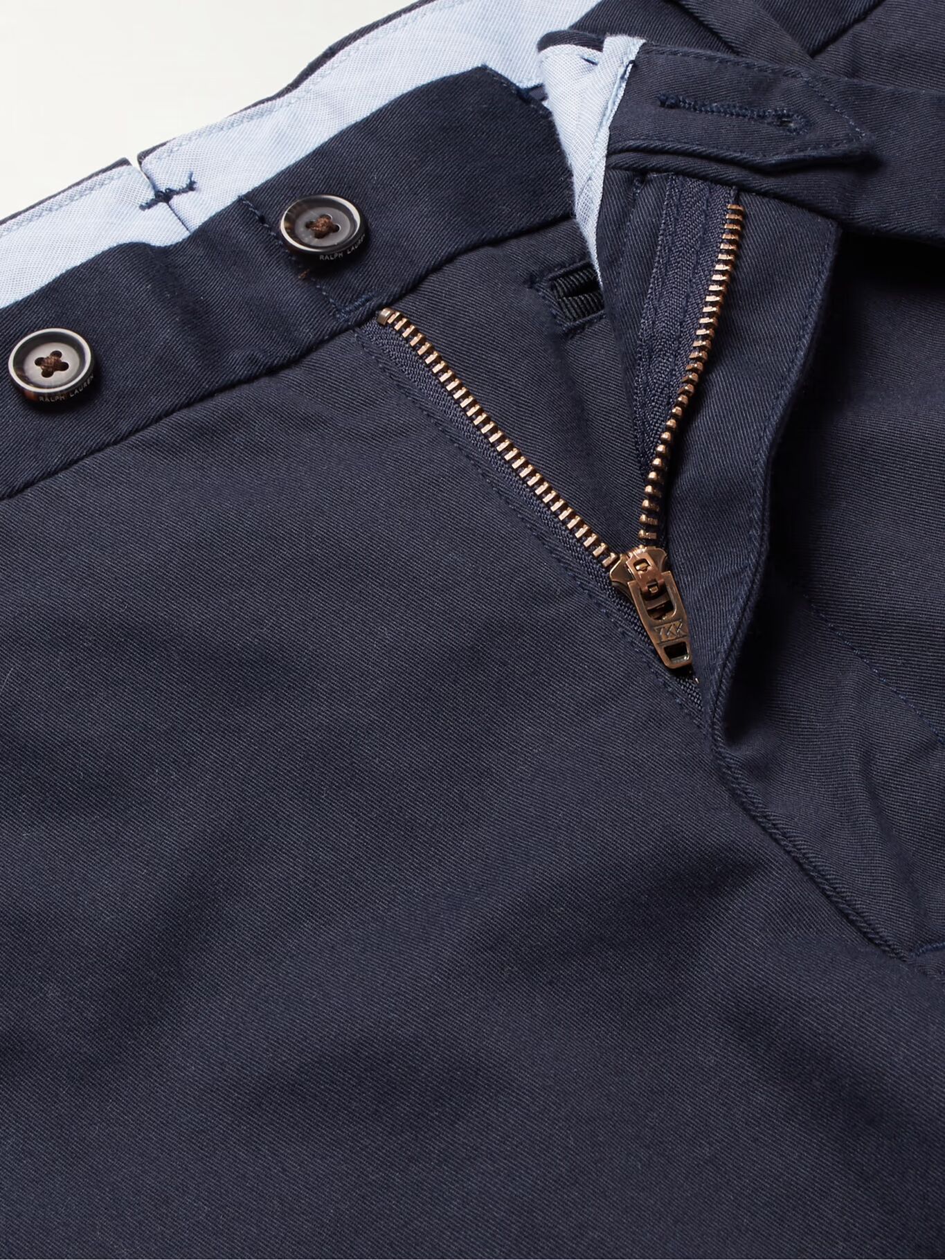 Брюки-чиносы облегающего кроя из хлопкового твила стретч-хлопка POLO RALPH LAUREN, темно-синий — фото 2