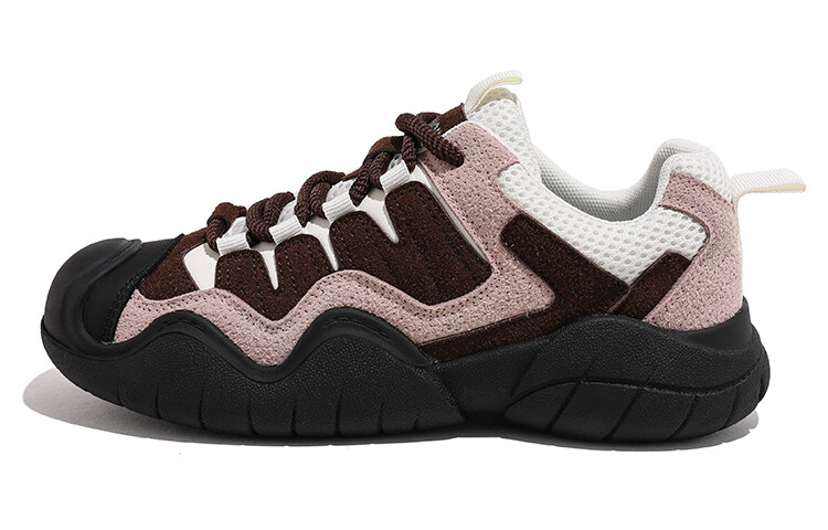 

Кроссовки HUANQIU Chunky Sneakers Women's Low-top Pink, белый