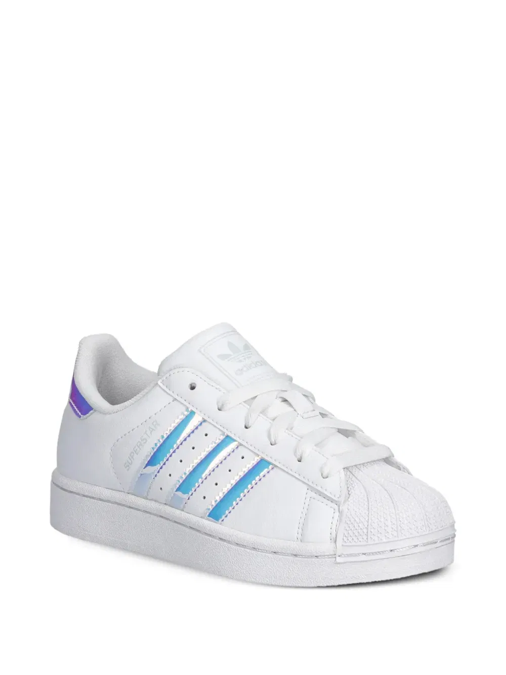 Кроссовки Superstar II с переливающейся отделкой Adidas Kids, белый