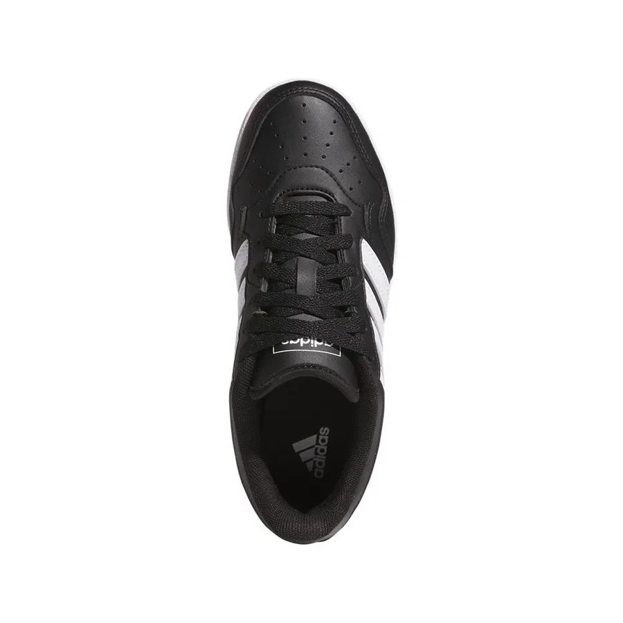Детские кроссовки с верхом из экокожи HOOPS 4.0 J adidas, Черный — фото 3