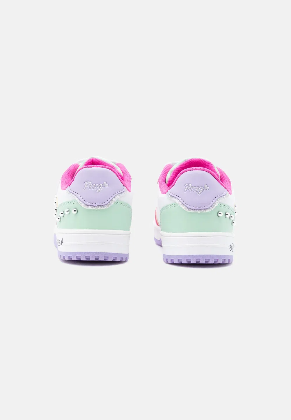 Тренеры Primigi, White/Fuchsia/Green — фото 3