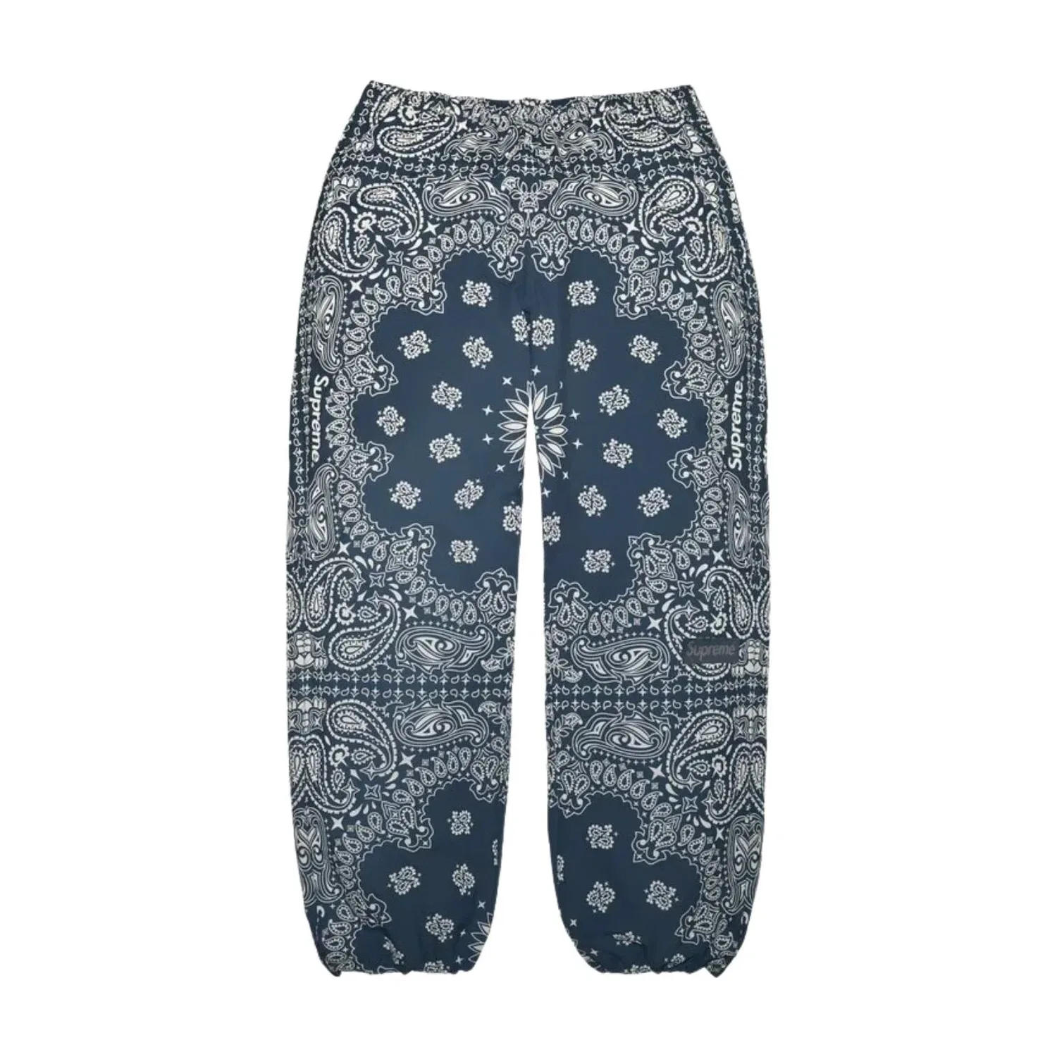 Мужские спортивные штаны с принтом Reflective Bandana Track Pant Supreme, синий — фото 2