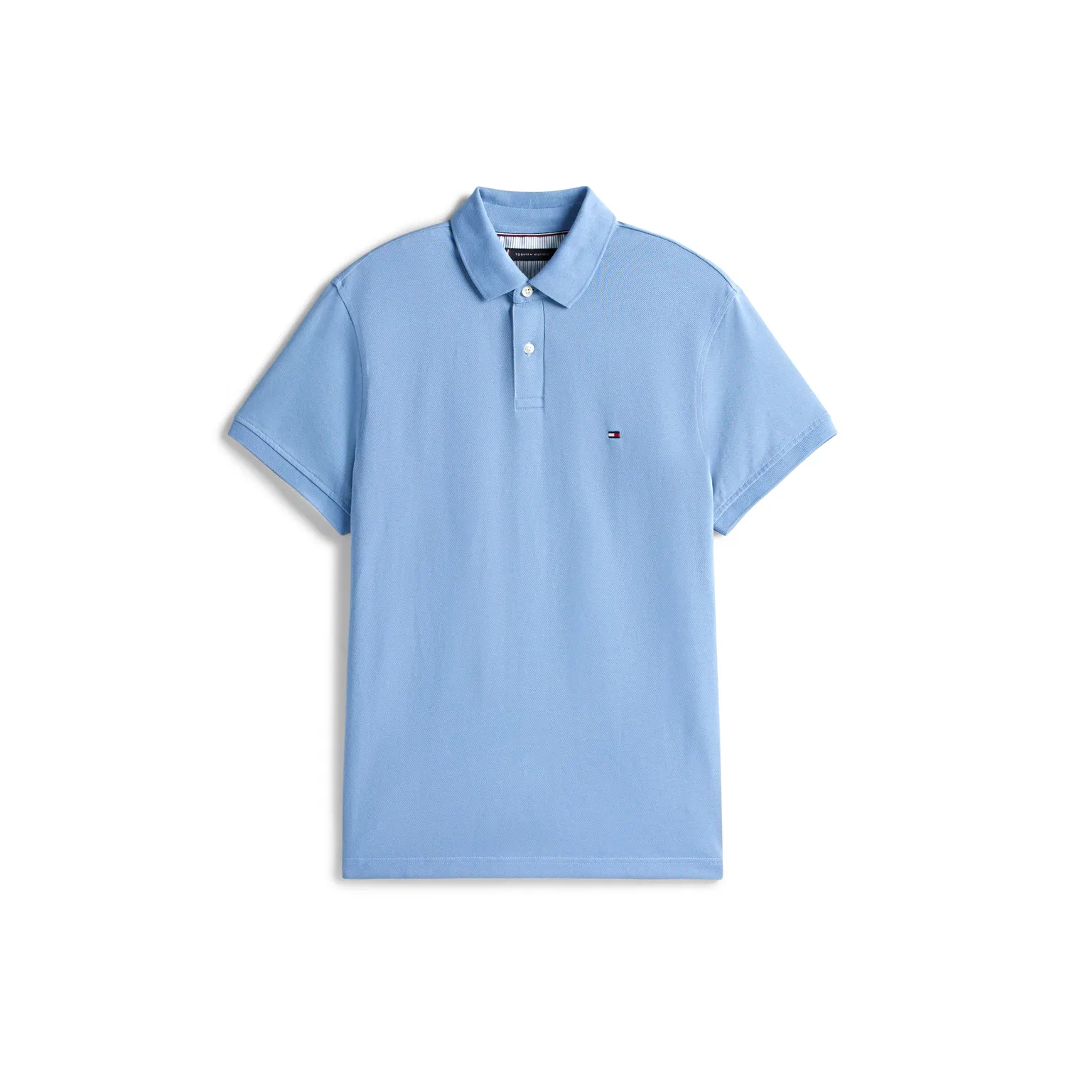 Мужское поло из пике Tommy Hilfiger, Brisk Blue — фото 3