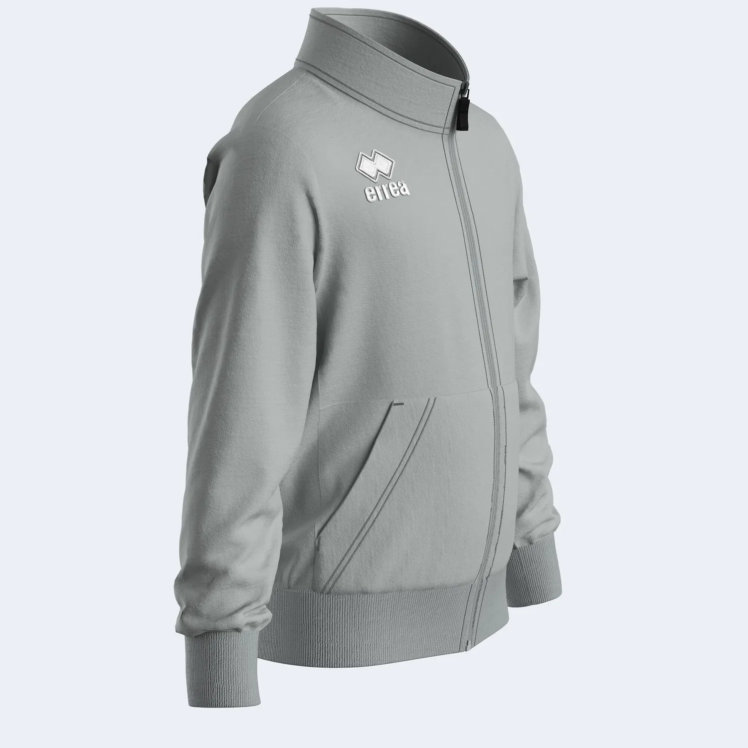 Детский свитшот с полной застежкой-молнией Errea David Sweatshirt Jr, Grau — фото 3