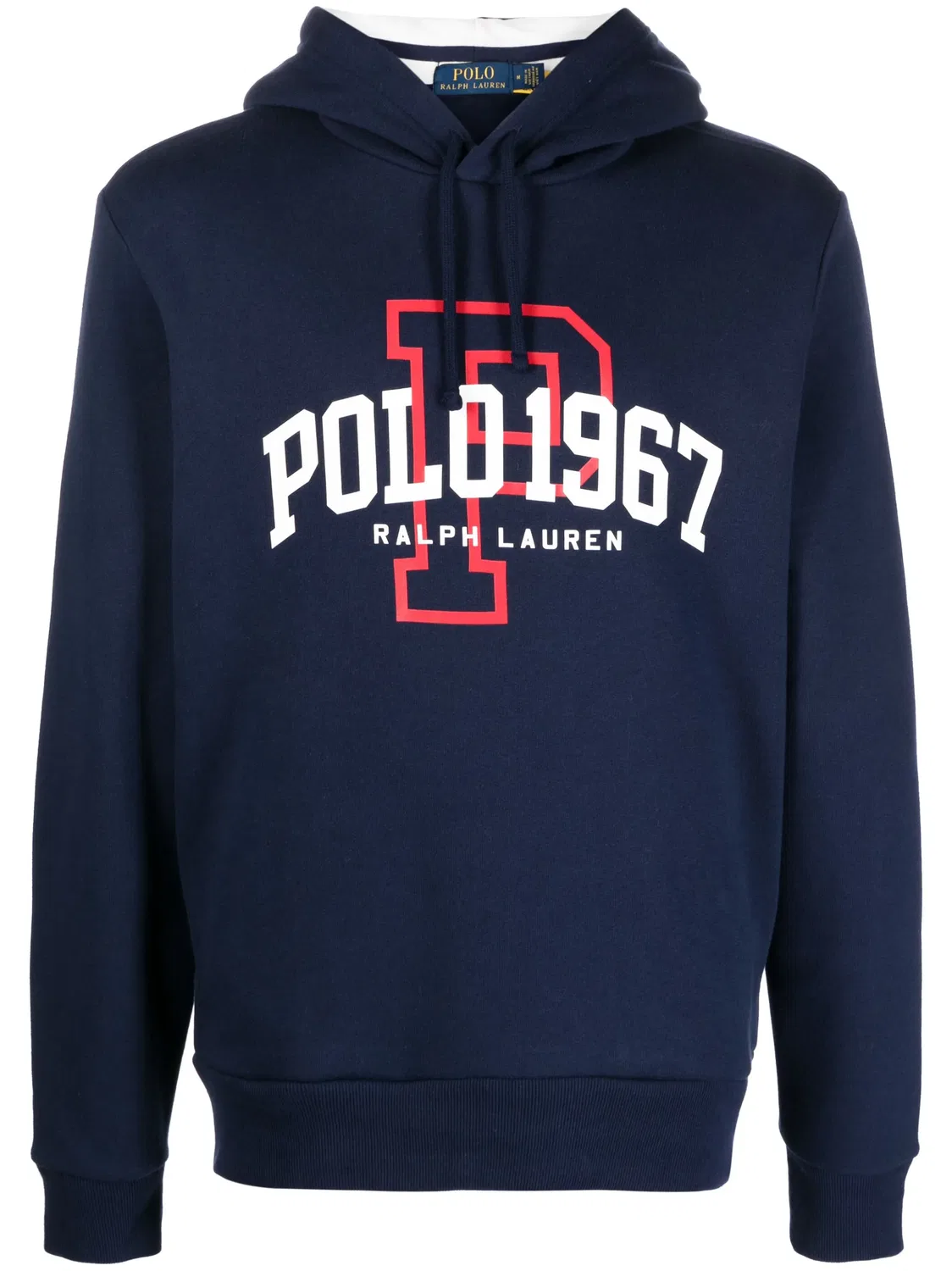 Худи с логотипом из хлопка Polo Ralph Lauren, синий