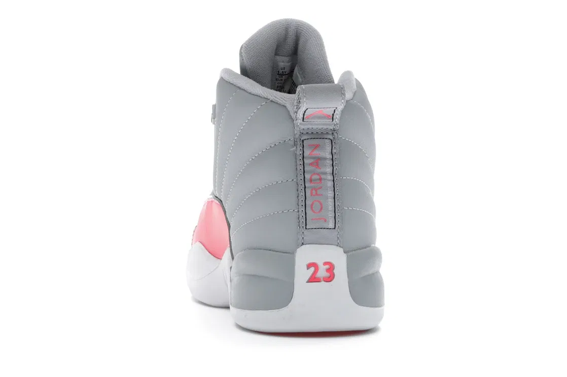 Детские кроссовки Lifestyle Jordan 12 Retro Jordan, Wolf Grey/Racer Pink-Black — фото 4