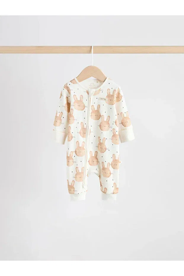 Детский комбинезон-спальный мешок с принтом Basics Next Baby, Yellow — фото 4
