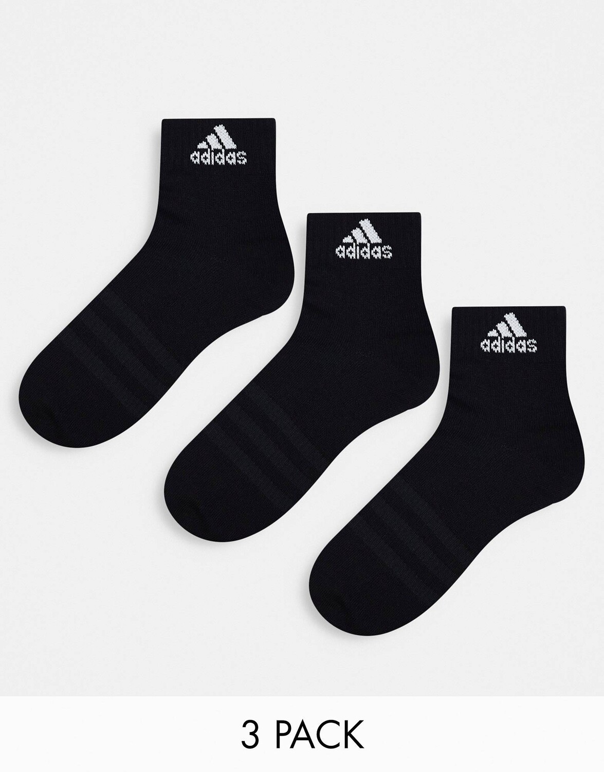 

3 пары черных носков adidas Sportswear