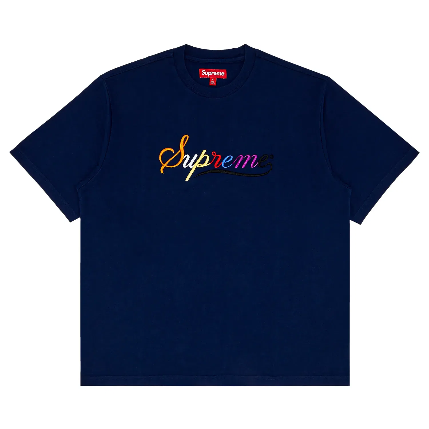 Футболка с коротким рукавом Supreme Cursive, синий